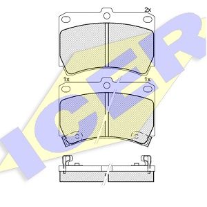   KIA Rio 00-02/MAZDA 323 -94