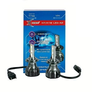   12V H7/H18 LED-X2 25W 5000K