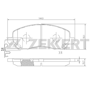   CITROEN C4 Aircross 12-/Dodge Caliber 06-/Mitsubishi ASX 10-/Outlander I-III