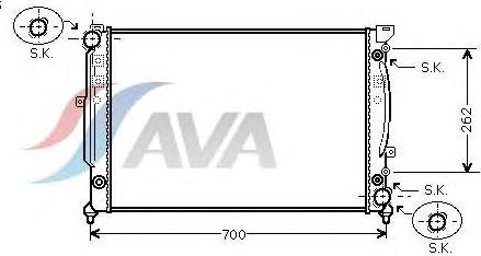  AUDI A4/A6/VW PASSAT (630x397x32)