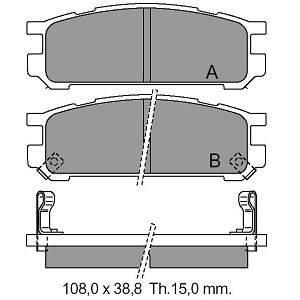   SUBARU Impreza 1.6-2.0 92-00/Legacy 1.8-2.5 89-03 .