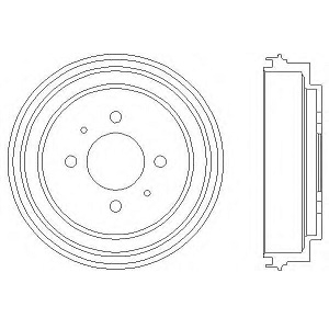   MITSUBISHI CARISMA 95-06, CARISMA  96-06, COLT IV 92 203x42.5