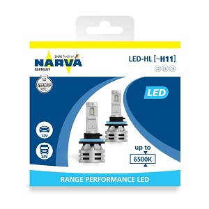  H11 2/24V-LED (PGJ19-2) 6500K 24W Range Performance LED HL