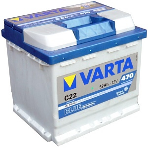 p VARTA BLUE DIAMOND 52 470A 207175190 .0(- +)