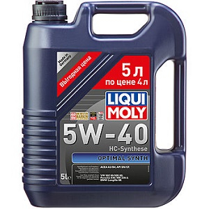 LIQUI MOLY Optimal Synth 5W-40 5. .