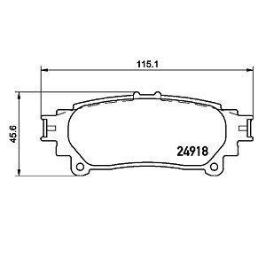   LEXUS RX350 3.5L 09-, RX270 09-, RX400h/450h 09-, Sienna usa 3.3L 11-