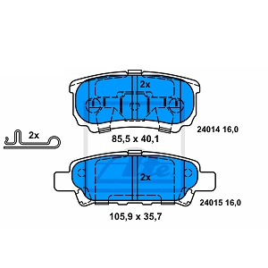   MITSUBISHI Lancer (CS) 03-, Lancer (CX) 08-, Outlander (CU, CW) 03-