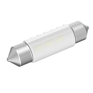 - LED WH 0,6W SV8,5  FESTOON 38MM