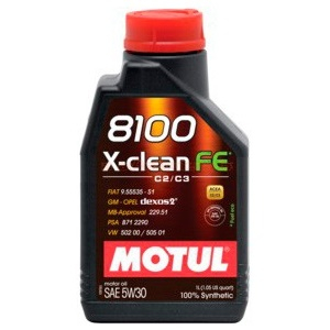 Motul 8100 X-Clean FE SAE 5W-30 1.