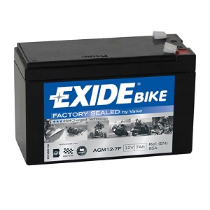 p EXIDE 12 7 85 15065100 .3(- +)