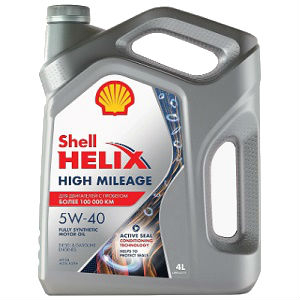 Shell Helix High Mileage SAE 5W-40 4.