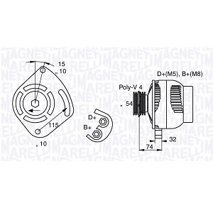  FIAT 500, BRAVO, GRANDE PUNTO, LINEA, PANDA, PUNTO III/FORD