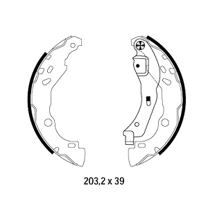   RENAULT Sandero, Logan (BCH 229x38), Clio II (BB0/1/2, CB0/1/2); CITROEN C3 II, DS