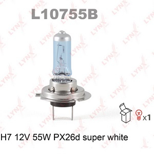  7 12V 55W PX26D SUPER WHITE