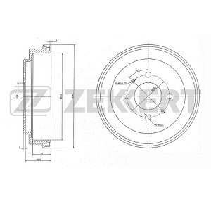   MITSUBISHI CARISMA 95-06, CARISMA  96-06, COLT IV 92 203x42.5