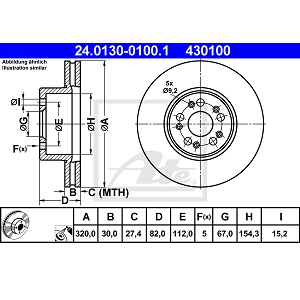   . MB W140 3.2-6.0 91-98 320x30x5