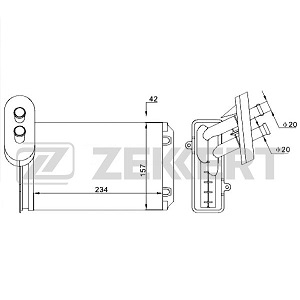   VW Golf/Jetta/VENTO/Passat 84-97  157x234