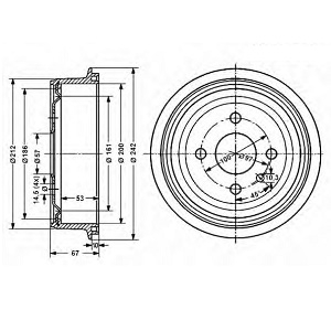   DAEWOO ESPERO 95-99, NEXIA 95-97, NEXIA  95-97/OPEL ASCONA A 70-75, A