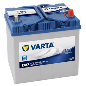 p VARTA BLUE Dynamic 60 540A 232x173x225 .(- +)