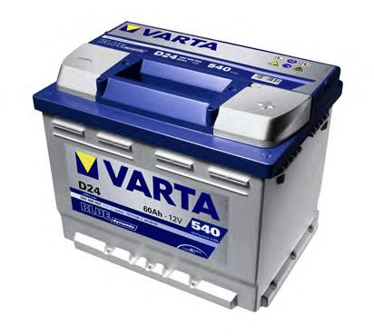 p VARTA BLUE Dynamic 60 540A 232x173x225 .(- +)