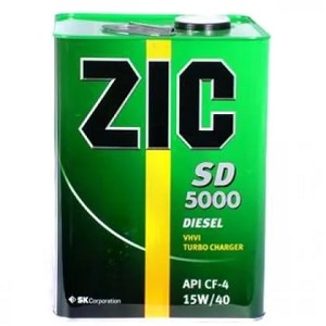 ZIC SD5000 SAE 15W-40 4. .