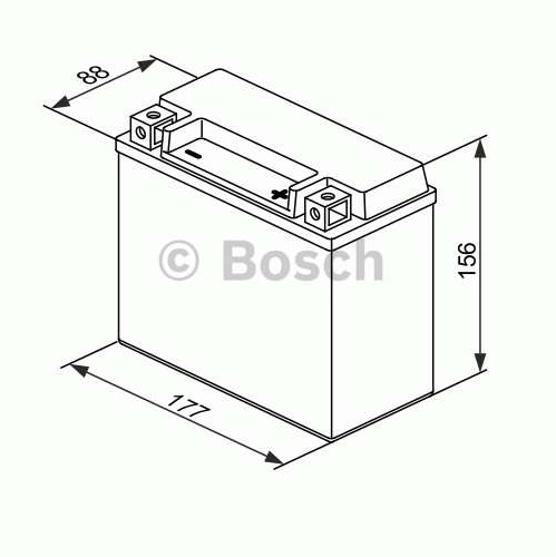 p BOSCH M6 18 260A 177x88x156 .0(- +)