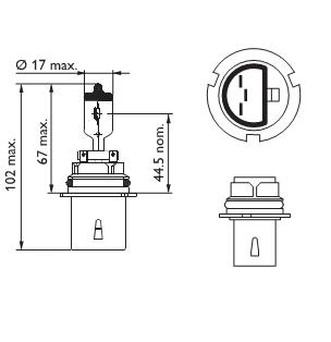  HB5 65/45W 12V