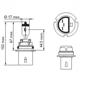  HB5 65/45W 12V
