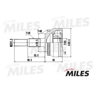  VOLVO 850/S70/C70/V70 2.0-2.5 91-05 .(ABS)