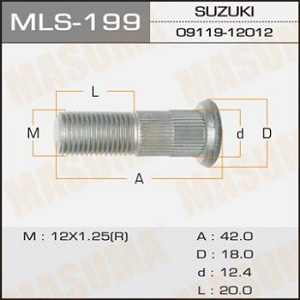  M12x1,5x42  SUZUKI