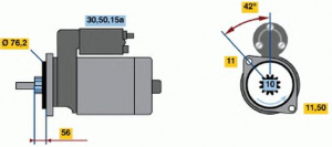  VW GOLF2/PASSAT 1.6-2.0 88-99 (12V/1.0KW)