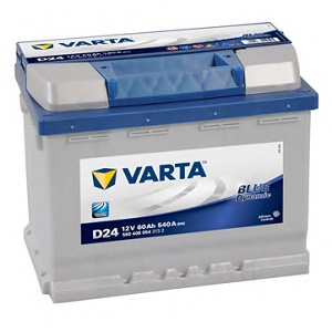 p VARTA BLUE Dynamic 60 540A 242x175x190 .0(- +)