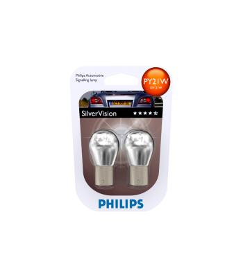  12V 21W PY21W BAU15s Silver Vision