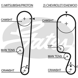   CHEVROLET/DAEWOO/MITSUBISHI 109x25